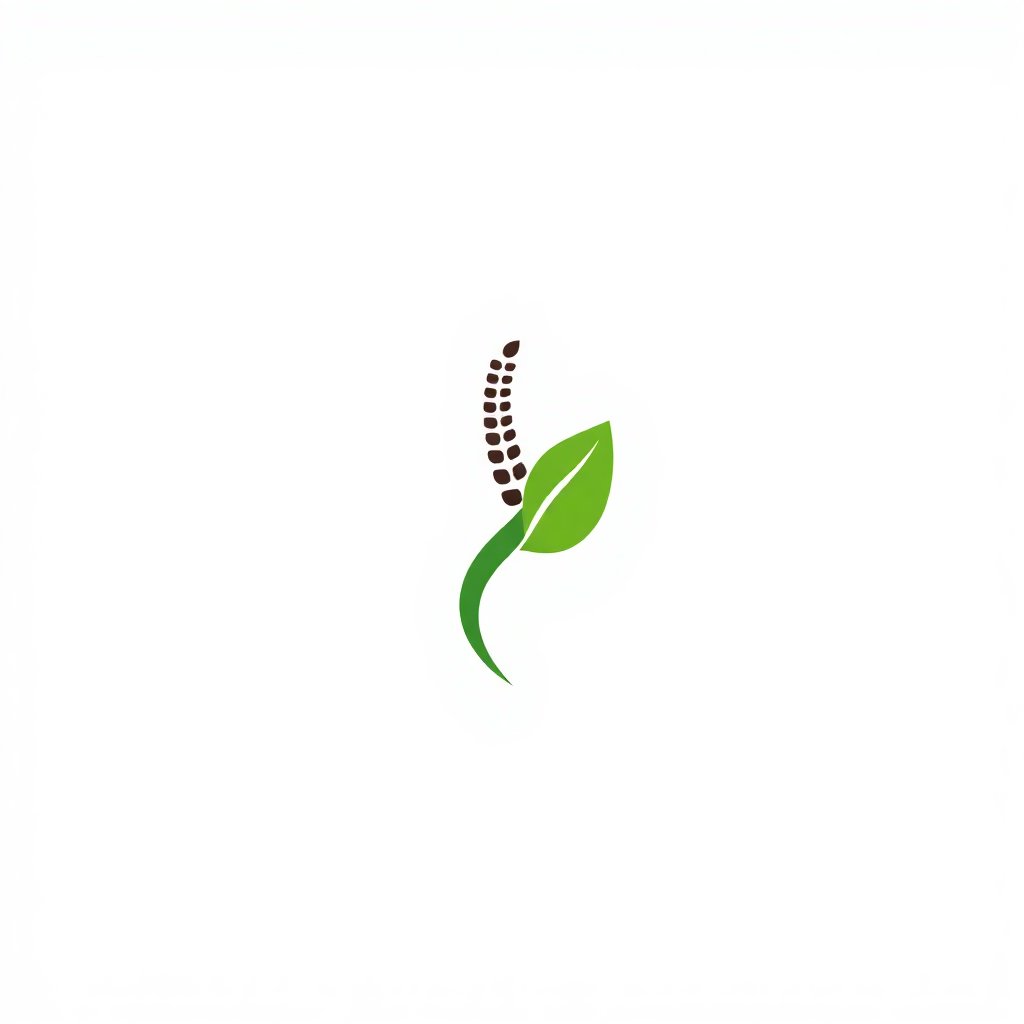 Minimalist logo for a physiotherapy clinic combining a stylized spine symbol and a green leaf, organic look, clean lines, professional, white background